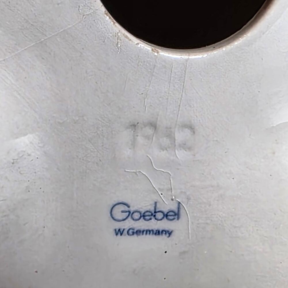 Goebel West Germany 1962 Pink Pig Bank 7.5" Large Ceramic w/ Stopper - Picture 13 of 15